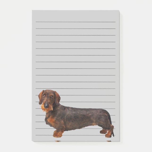 Wire Haired Dachshund Post-it Notes (Front)