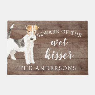 Wire Haired Fox Terrier.Dog Personalised Door Mat