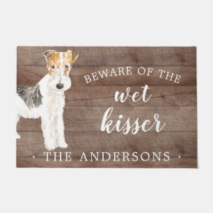 Wire Haired Fox Terrier.Dog Personalised Door Mat