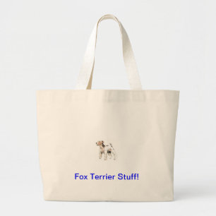 Wire Haired Fox Terrier Large Tote Bag