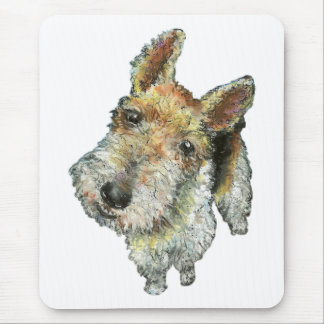 Wire-haired-fox-terrier Mouse Mat