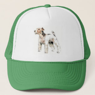 Wire Haired Fox Terrier Trucker Hat