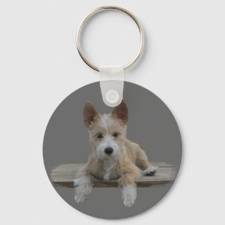 Wire Portuguese Podengo Pequeno Key Ring