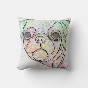 Wire Pug Cushion