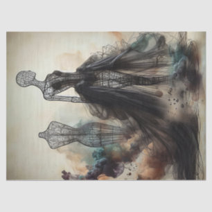 Wire Wrapped Mannequin 1 Gothic Style Tissue Paper