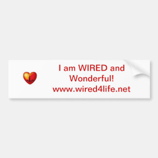 WIRED bumpersticker Bumper Sticker