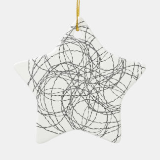 Wired Ceramic Tree Decoration