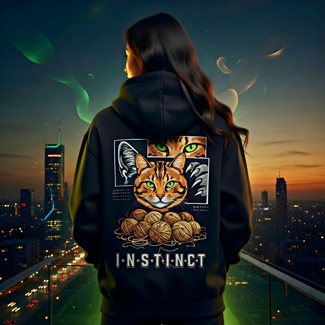 Wired Different Knitting Cat Lover Gift Hoodie (Creator Uploaded)