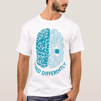 Wired Differently – Brain with Electronic Wiring T-Shirt