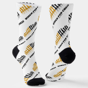Wired For Chess Reflective Chess Set Socks