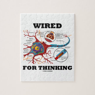Wired For Thinking (Neuron Synapse) Jigsaw Puzzle