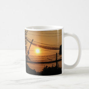 Wired Sunset ... Krung Thep, Thailand Coffee Mug