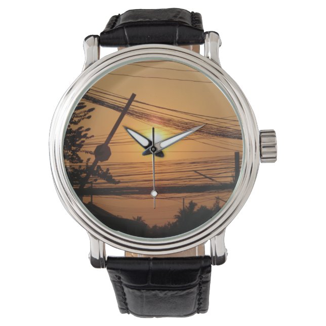 Wired Sunset ... Krung Thep, Thailand Watch (Front)