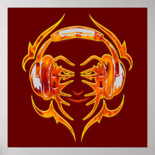 Wired Up For Music Poster