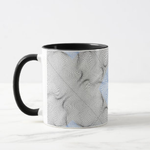 Wireframe pattern 08.B White BG Mug