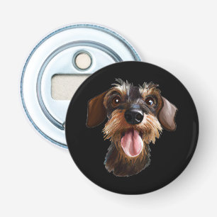 Wirehaired Dachshund Bottle Opener