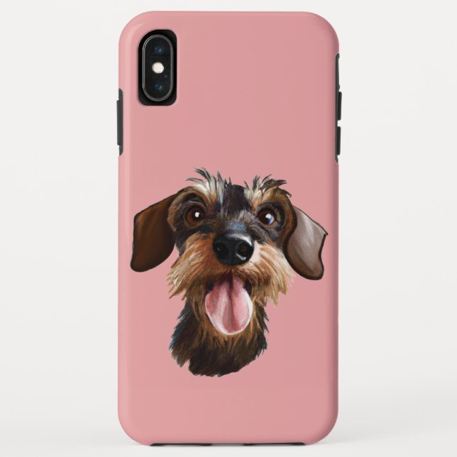 Wirehaired Dachshund Case-Mate iPhone Case (Back)