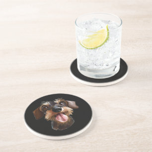 Wirehaired Dachshund Coaster
