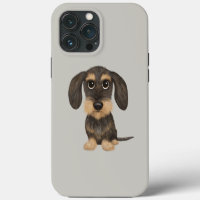 Wirehaired Dachshund | Cute Cartoon Dog Teckel