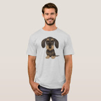 Wirehaired Dachshund | Cute Cartoon Dog Teckel