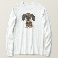 Wirehaired Dachshund | Cute Cartoon Dog Teckel