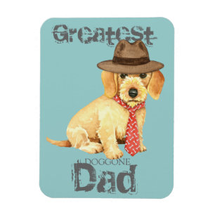 Wirehaired Dachshund Dad Magnet