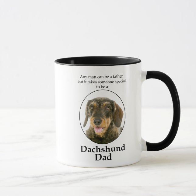 Wirehaired Dachshund Dad Mug (Right)