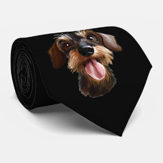Wirehaired Dachshund Tie