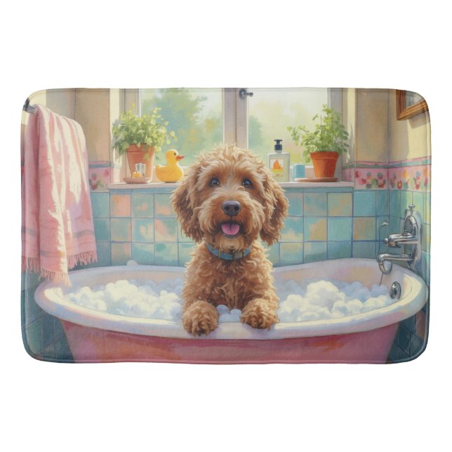 Wirehaired Griffon Bath Decor Mat (Front)