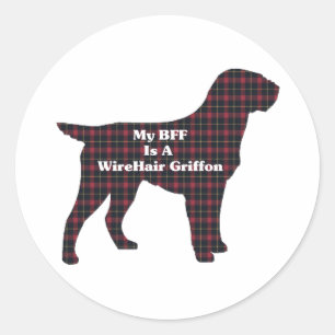 Wirehaired Pointing Griffon BFF Sticker