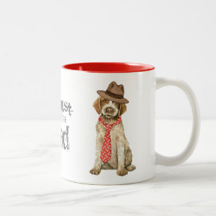 Wirehaired Pointing Griffon Dad Two-Tone Coffee Mug