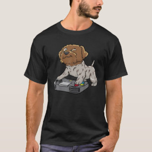 Wirehaired Pointing Griffon Gamer Gaming Kawaii Gi T-Shirt