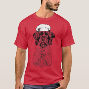 Wirehaired Pointing Griffon Griff Dog Chef Funny C T-Shirt