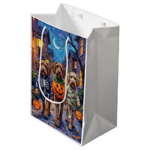 Wirehaired Pointing Griffon Halloween Costumes Medium Gift Bag