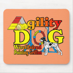 Wirehaired Pointing Griffon Mouse Mat