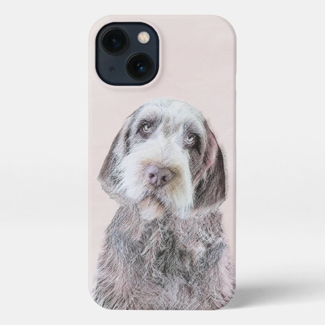 Wirehaired Pointing Griffon Painting - Dog Art iPhone Case (Back)