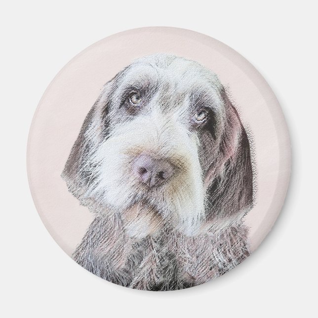 Wirehaired Pointing Griffon Painting - Dog Art Magnet (Front)