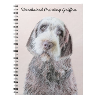 Wirehaired Pointing Griffon Painting - Dog Art Notebook