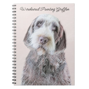 Wirehaired Pointing Griffon Painting - Dog Art Notebook