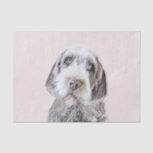 Wirehaired Pointing Griffon Painting - Dog Art Tissue Paper