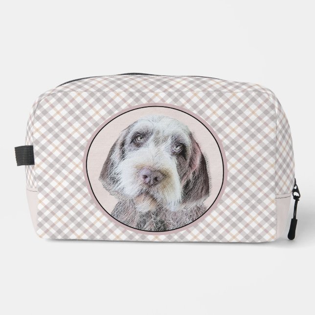 Wirehaired Pointing Griffon Painting Pet Dog Art Dopp Kit (Front)