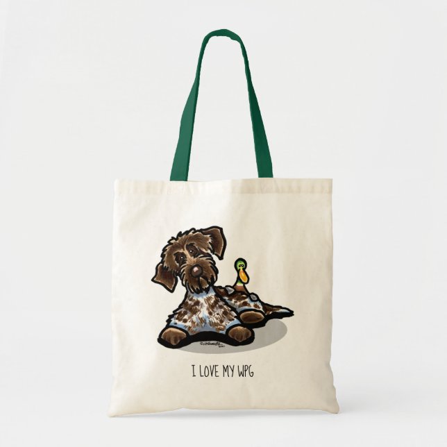 Wirehaired Pointing Griffon Personalised Tote Bag (Front)