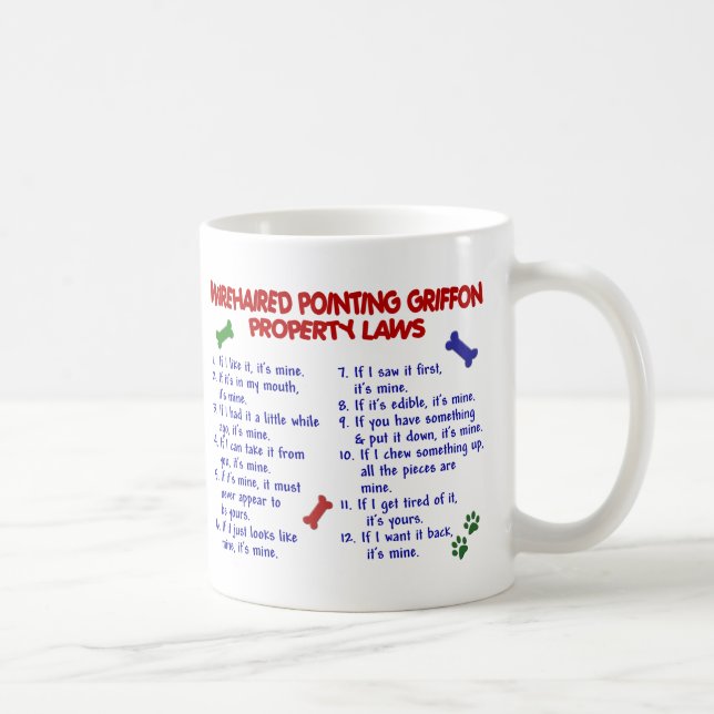 WIREHAIRED POINTING GRIFFON PL2 COFFEE MUG (Right)