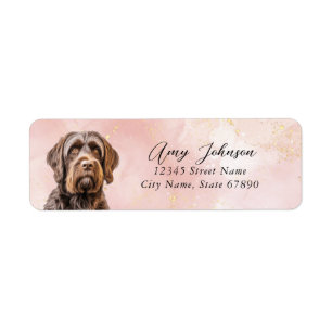 Wirehaired Pointing Griffon Return Address Labels