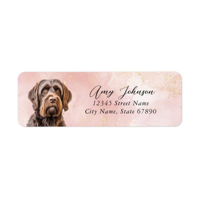 Wirehaired Pointing Griffon Return Address Labels (Front)