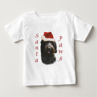 Wirehaired Pointing Griffon Santa Paws Baby T-Shirt