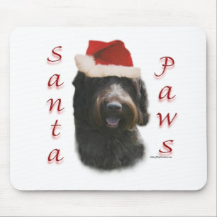 Wirehaired Pointing Griffon Santa Paws Mouse Mat