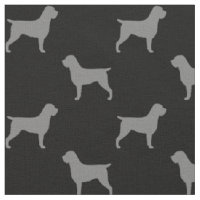 Wirehaired Pointing Griffon Silhouettes Patterned