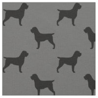 Wirehaired Pointing Griffon Silhouettes Patterned