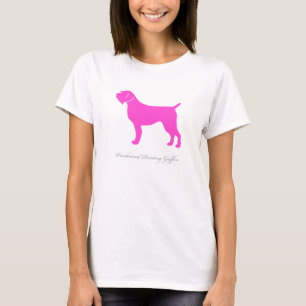 Wirehaired Pointing Griffon T-shirt (pink)